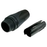 Neutrik Farbige Spannhülsen für die XX Serie, schwarz Serie: XLR-XX für Kabeldurchmesser bis ca. 9.5mm, extragroß