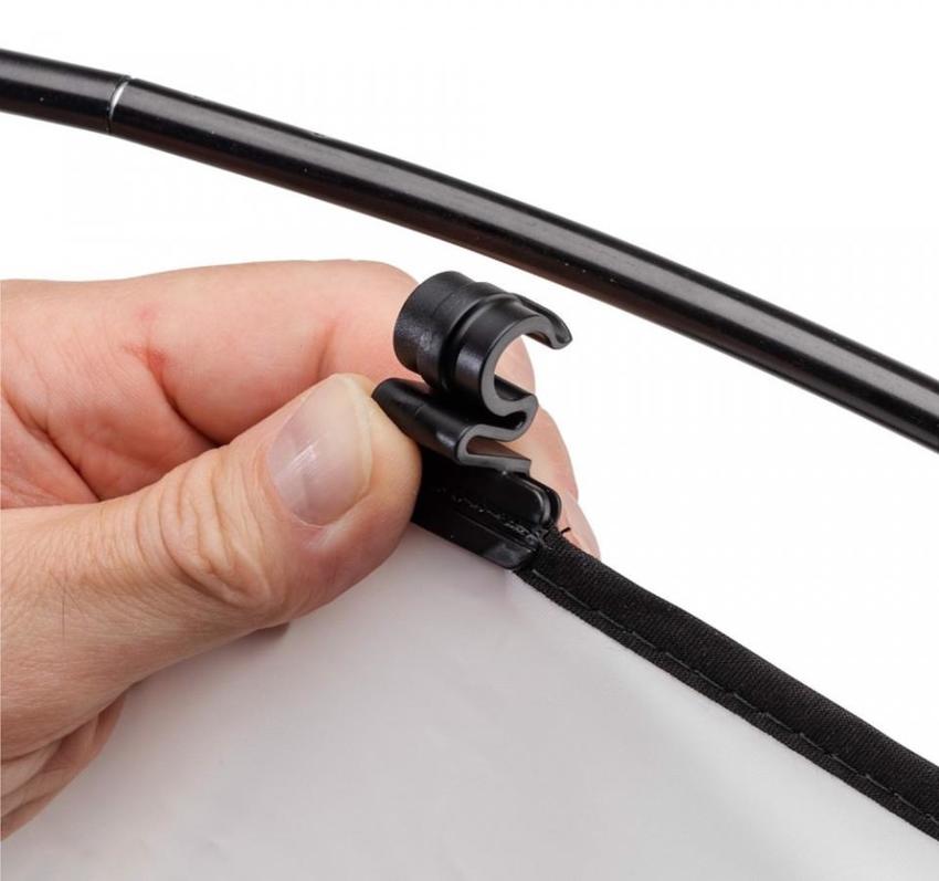 Manfrotto HaloCompact Plus Reflektor 98 cm (38 Zoll), Silber/Weiß