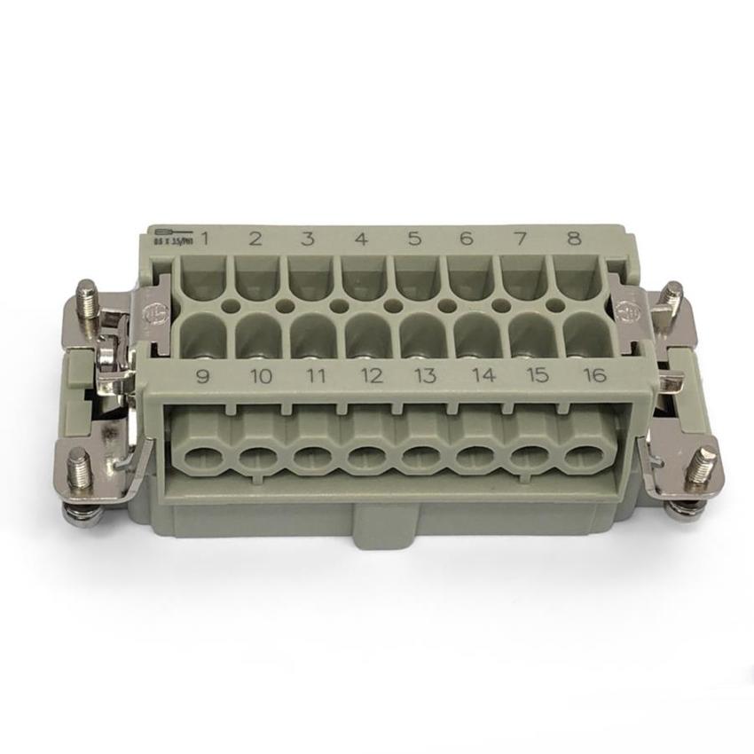 AIS HE-16, Steckereinsatz Stift mit Schraubanschluss Stifteinsatz