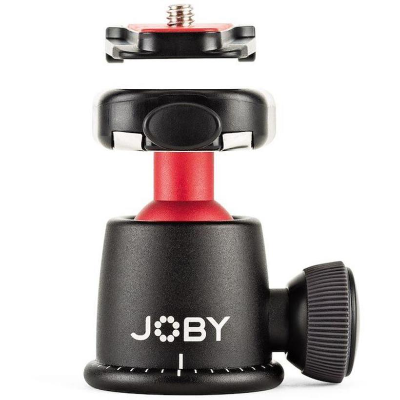 JOBY Kugelkopf 3K schwarz / rot Kugelkopf für DSLR- und spiegellose Kameras