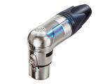 Neutrik 5pol-XLR Winkelkabelbuchse vernickeltes Gehäuse, Silber beschichtete Kontakte