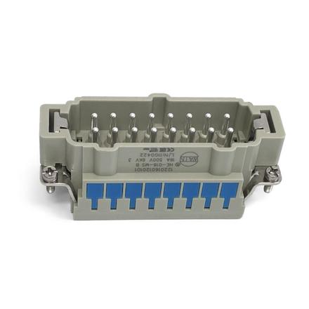 AIS HB-16 SS, Steckereinsatz mit Drahtschutz STI-S Stifteinsatz, Side Clip / Klemmverschluss