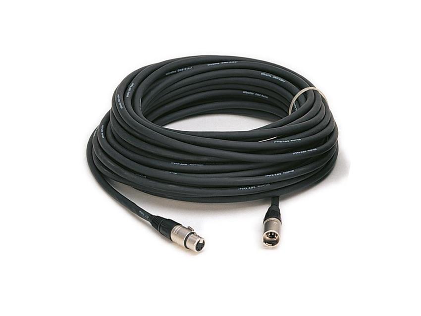 DMX Kabel XLR/5pol, Profi Mikrokabelbasis, 01m konfektion. Neutrik XLR 5pol male-female, 3 Pins bel., Kabel:TAC114BLACK