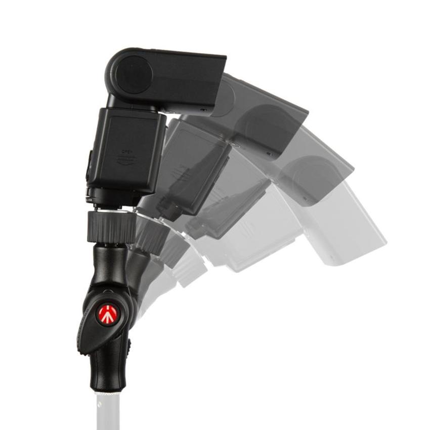 MANFROTTO COLD SHOE TILT HEAD vielseitiger Neigekopf mit Zubehörschuh für Baby Stative