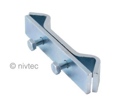 Nivtec Geländer-Verbinder, verstärkt, 150mm, Stahl, verzinkt