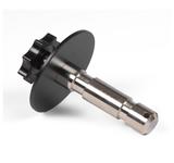 Ultralite TV-Zapfen 28mm, M12, Stahl, kpl. mit Platte Außengewinde M12x22, (die Platte ist abnehmbar)