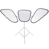Lastolite Triflector Aufheller Set mit 3 Silber/Weiß Panels 