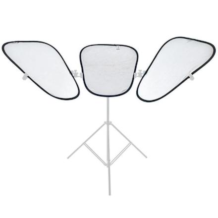 Lastolite Triflector Aufheller Set mit 3 Silber/Weiß Panels 