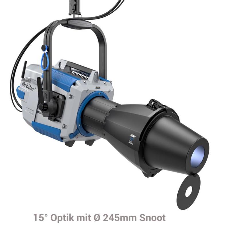 ARRI Tubus, 245mm, mit variabler Apertur ****ABGEKÜNDIGT**** für ARRI M8, True Blue T2, ARRI True Blue ST1, Theater ST1/2