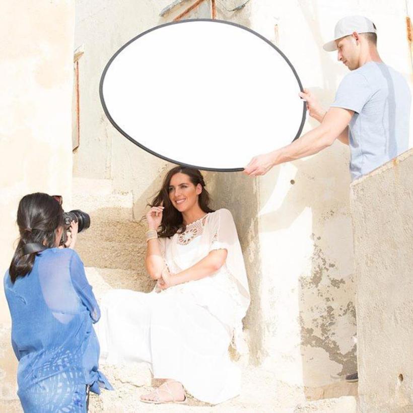 Lastolite Rundreflektor 5 In 1 Diffuser mit Gold/Weiß & Sunfire/Silber 95cm