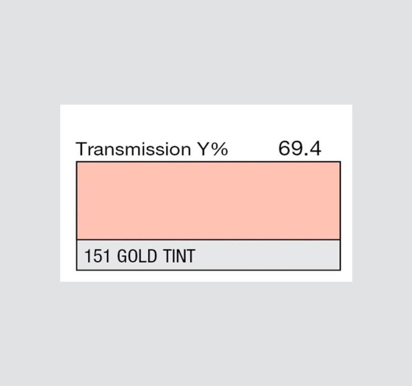 LEE-Filters, Nr. 151, Rolle 762x122cm normal, Gold Tint