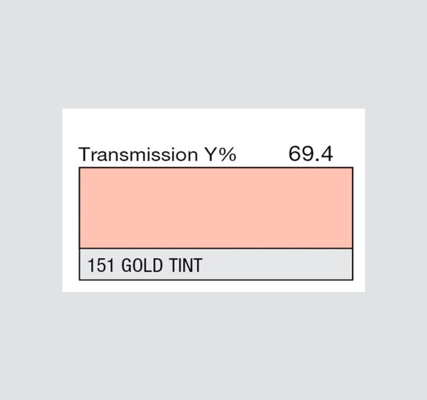 LEE-Filters, Nr. 151, Rolle 762x122cm normal, Gold Tint