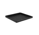 Tray for transport trolley FPR CART, silver available in silver and black colour