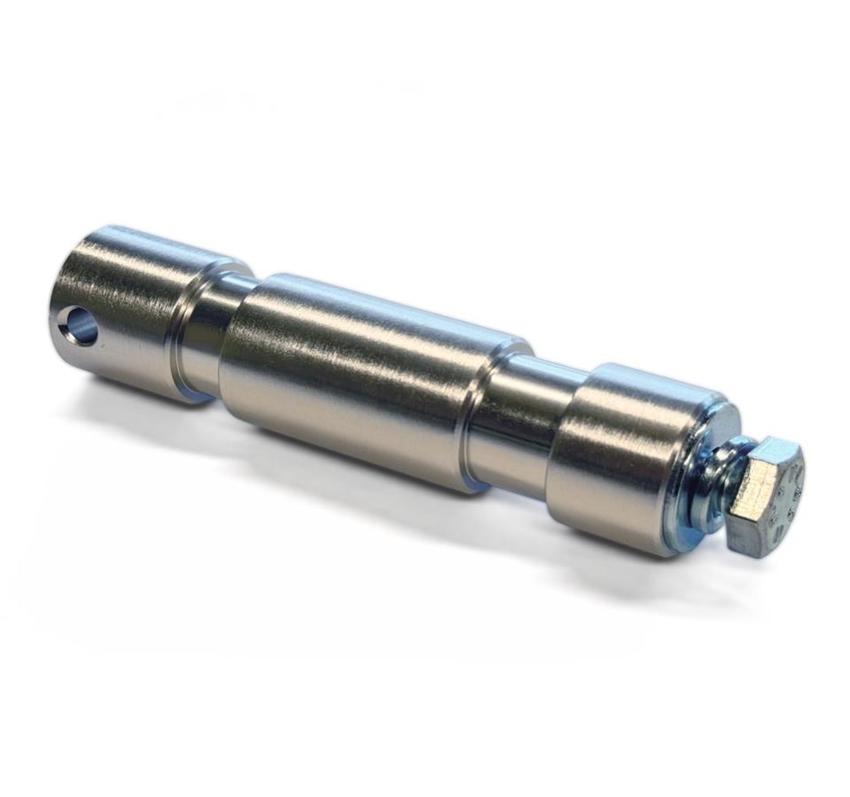 Ultralite TV-Zapfen 28mm, M10 mit Innengewinde, ALUMINIUM inkl. Sechskantschraube M10x30 und U-Scheibe & Federring