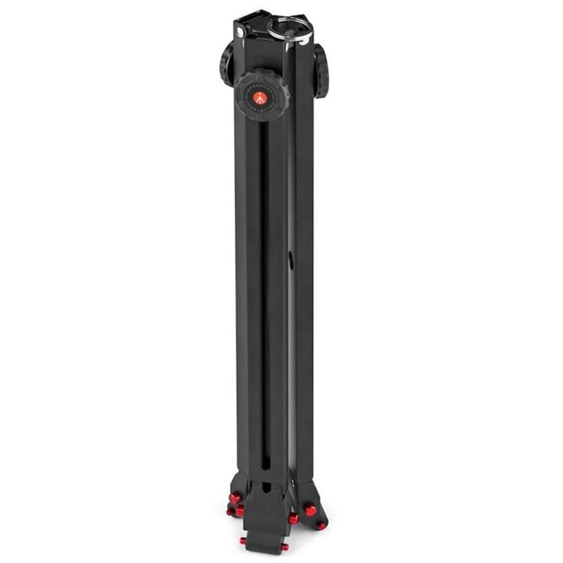 MANFROTTO Videokopf Nitrotech 612 mit Stativ 645 Fast Twin Carbon und Tasche
