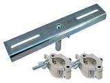 Trusskonsole BGV C1, 28mm Zapfen, 225kg, starr & neigbar für Truss 25-40cm, KomplettSET: Lieferung mit 2 Coupler M12