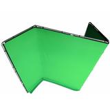 MANFROTTO Chroma Key FX Background Green 4m x 2.9m (Kit mit Stoff und Rahmen)