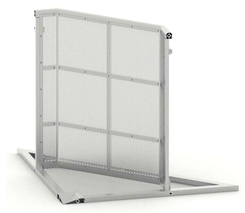 Litec CWB-IC90 Crowd Barrier Inside Corner 90° + CK 90° Barrier-Innenwinkel-Modul