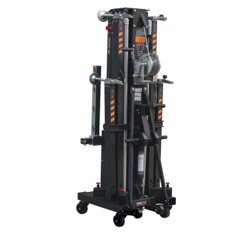 Fantek Gabellift FT6033, schwarz, **NEUER CODE: FT6045** max. Höhe 5.95m,  max. Auflast 515kg/455kg, Winde CAB-900