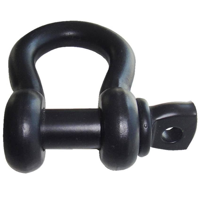 Schäkel Black Pin hochfest, geschweifte Form, verzinkt, mit Augenbolzen (Schraubbolzen), 6.50 to Tragfähigkeit,