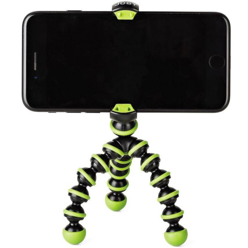 JOBY GorillaPod Mobile Mini Stativ, schwarz / grün Mini GorillaPod Stativ für Smartphones