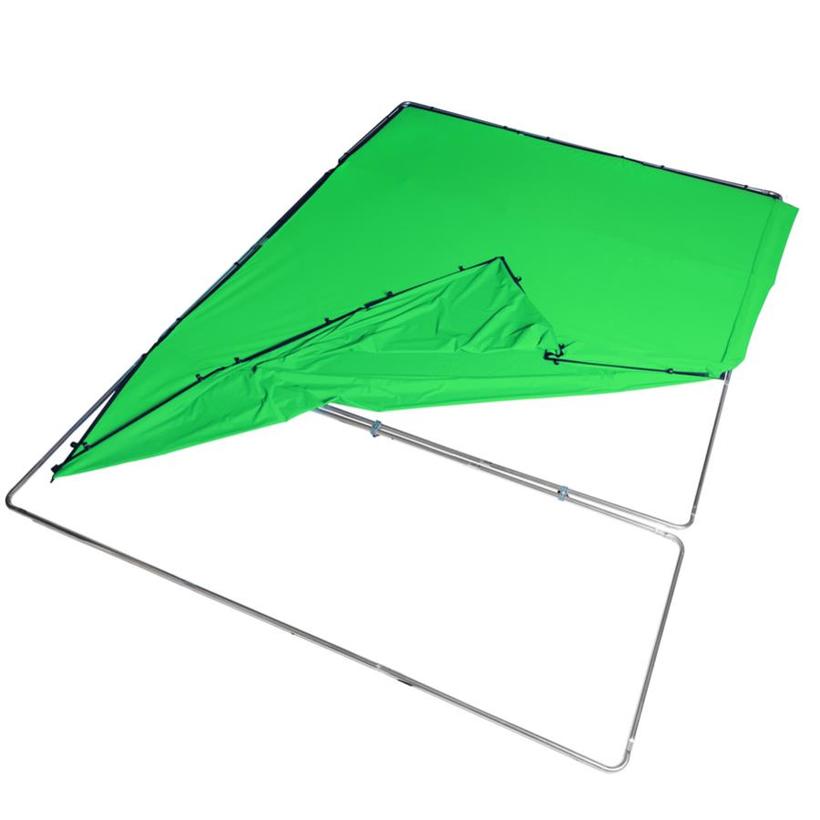 MANFROTTO Chroma Key FX Background Green 4m x 2.9m (Kit mit Stoff und Rahmen)
