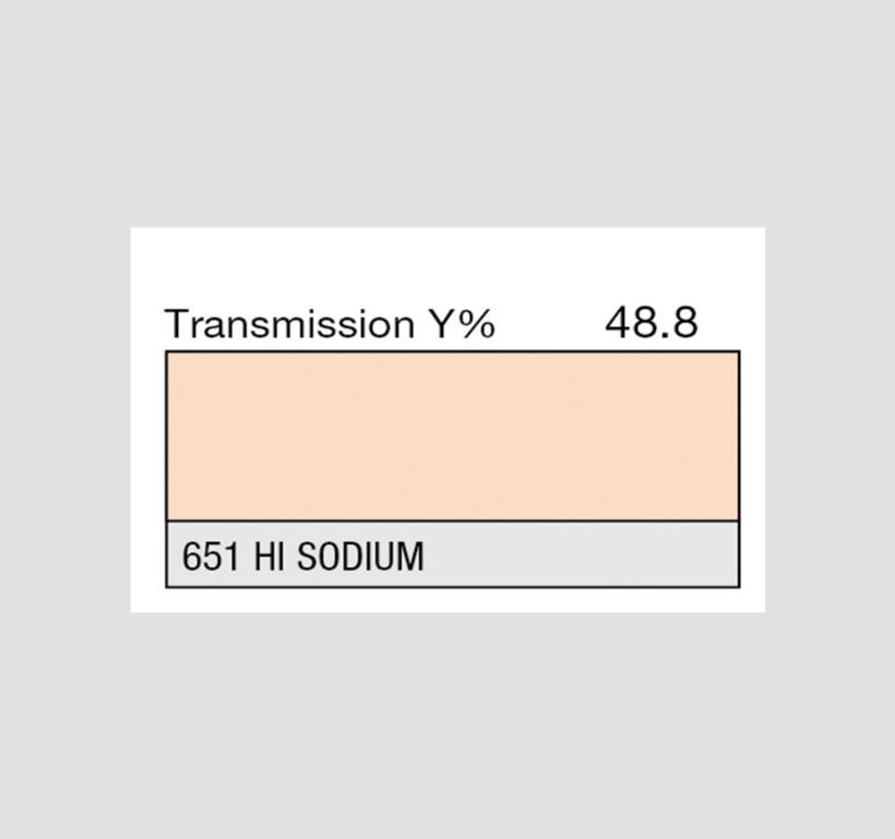 LEE-Filters, Nr. 651, Rolle 762x122cm normal, HI Sodium
