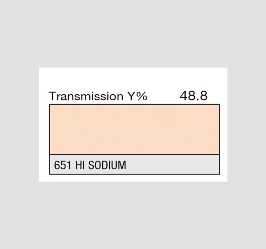 LEE-Filters, Nr. 651, Rolle 762x122cm normal, HI Sodium