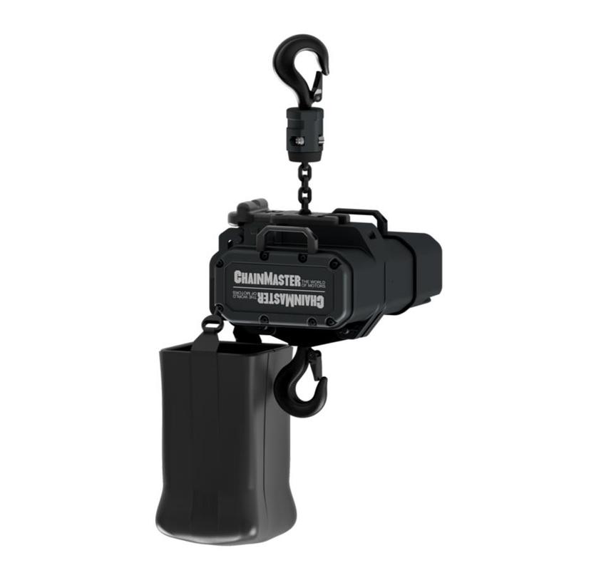ChainMaster Rigging Lift BGV D8+ Ultra, max. 1000kg, 18,75m Kette Kettenspeicher, 4m/min, Kabel 1m, CEE16/4
