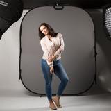 Lastolite Falthintergrund Doppelseitig Schwarz/Grau 180x215c 