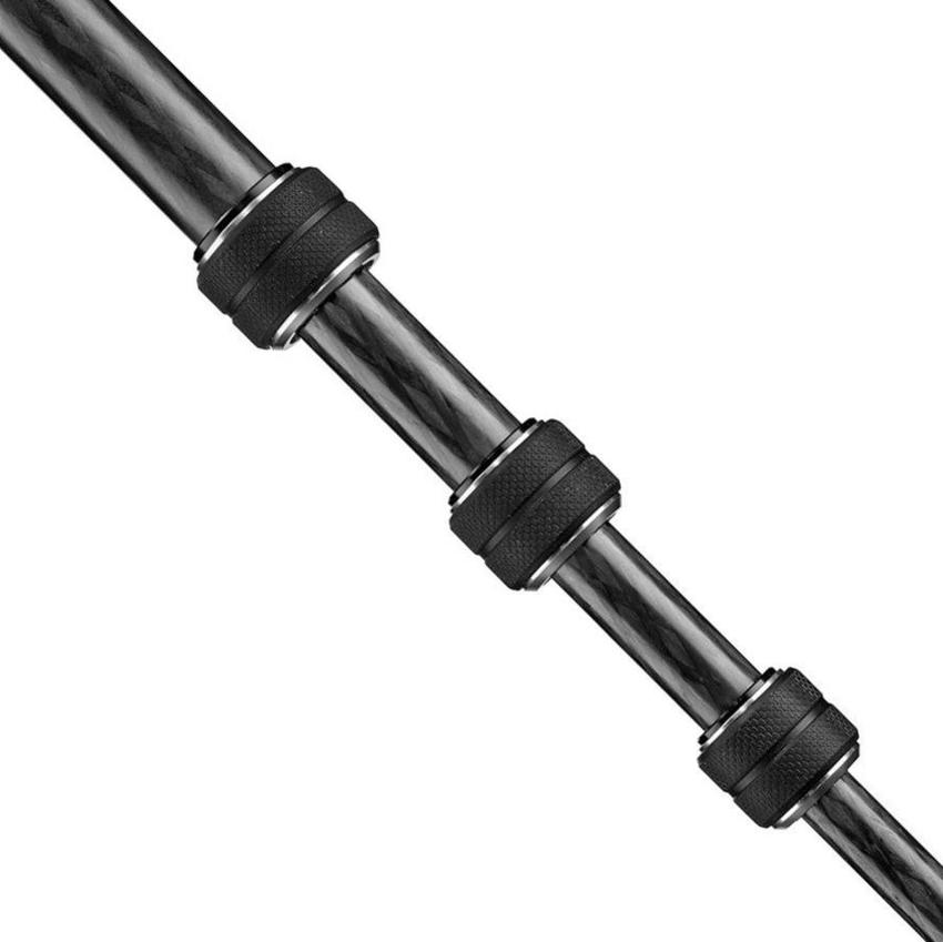 MANFROTTO Kit Twist aus Befree Advanced Carbon Reisestativ, Kugelkopf & Schnellwechselplatte, Tragetasche