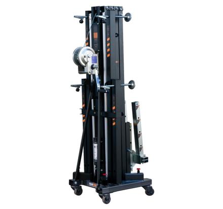 Fantek Gabellift  FT5023, schwarz, LoadSense-System, max. Höhe 4.98m, max. Auflast 235kg/455kg, 500kg Doppelwinde