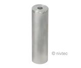 Nivtec Stufenfuß, ø 48,3 mm x 4,0mm für Treppen und Tribünen Stufen-H: 40 cm (Aluminium)