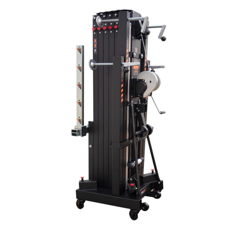 Fantek Gabellift FT8045, schwarz, max. Höhe 8m, max. Auflast 700kg/450kg,