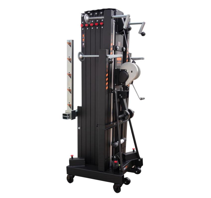 Fantek Gabellift FT8045, schwarz, max. Höhe 8m, max. Auflast 700kg/450kg,