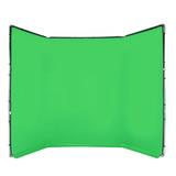 MANFROTTO Chroma Key FX Background Green 4m x 2.9m (Kit mit Stoff und Rahmen)