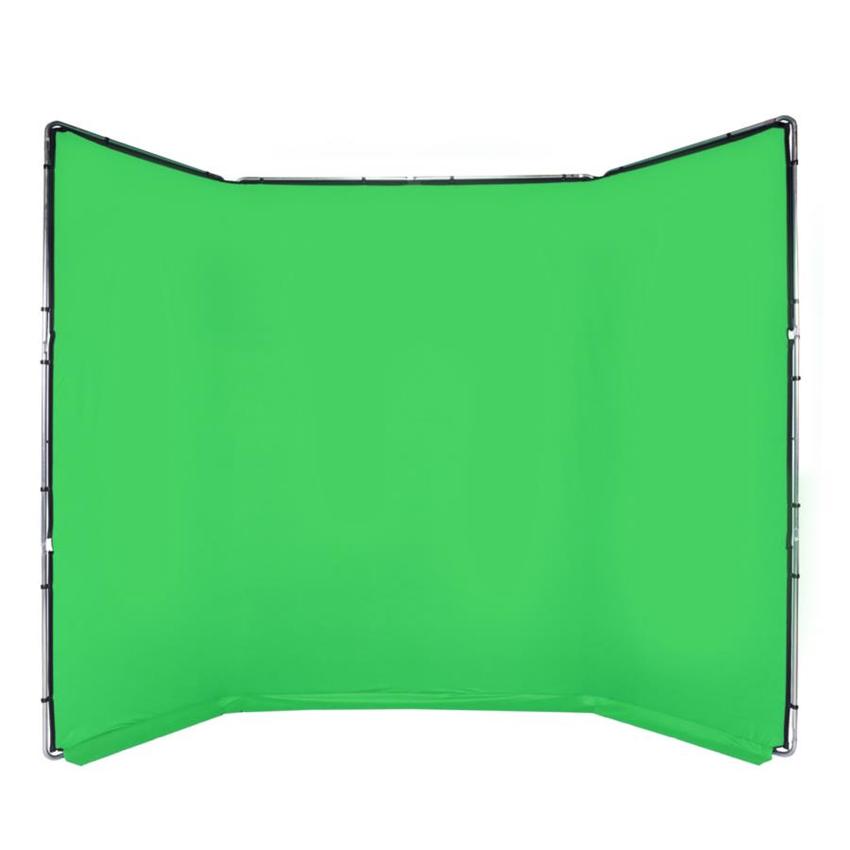 MANFROTTO Chroma Key FX Background Green 4m x 2.9m (Kit mit Stoff und Rahmen)