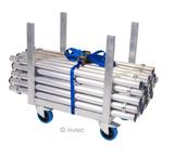 Nivtec Transportwagen für Füße, 064x048x075cm (LxBxH), zur Lagerung und Transport von Füßen