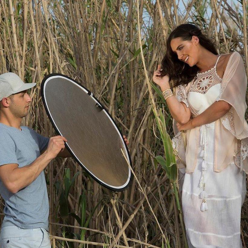 Lastolite Rundreflektor Gold/Weiß 95cm 