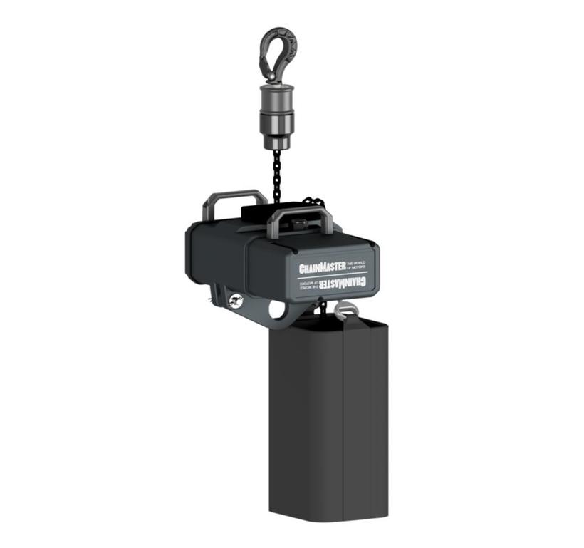 ChainMaster Rigging Lift BGV D8+ Ultra, max. 250kg, 25m Kette, Kettenspeicher, 4m/min, Kabel 1m, CEE16/4