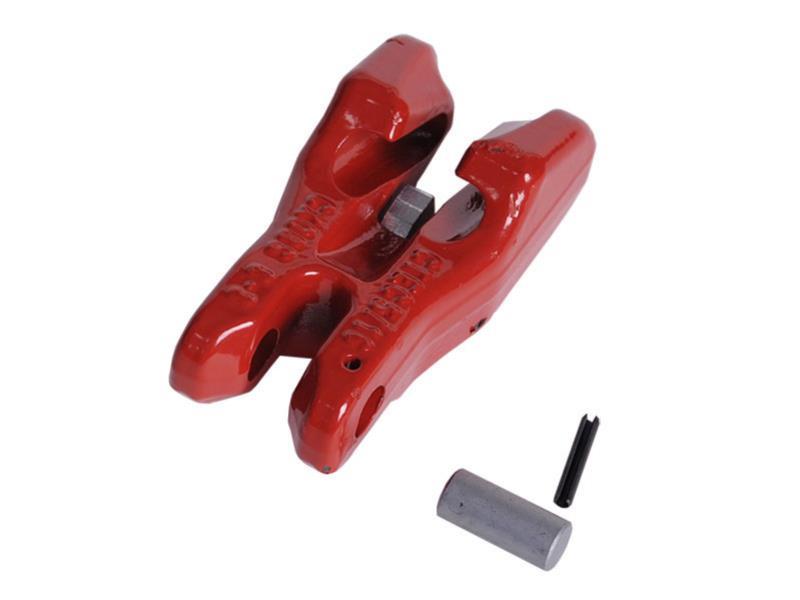 Verkürzungsklaue mit Gabelkopf und Sicherung für Kette 8mm, Tragkraft 2000kg, EN818-4