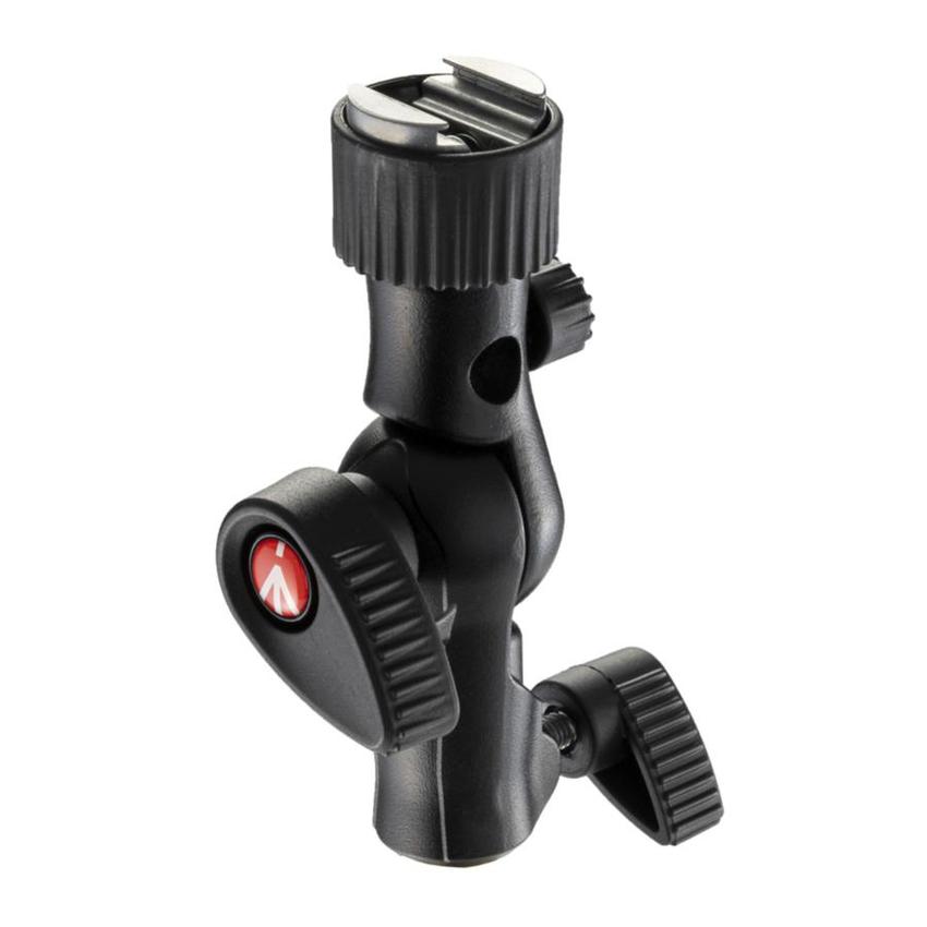 MANFROTTO COLD SHOE TILT HEAD vielseitiger Neigekopf mit Zubehörschuh für Baby Stative