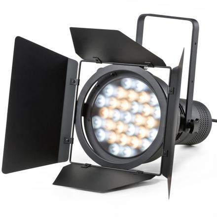 EXPOLITE FLS Power, LED Scheinwerfer 31x10W CW/WW, 20° DMX, schwarz, IP20, Torblende inklusive