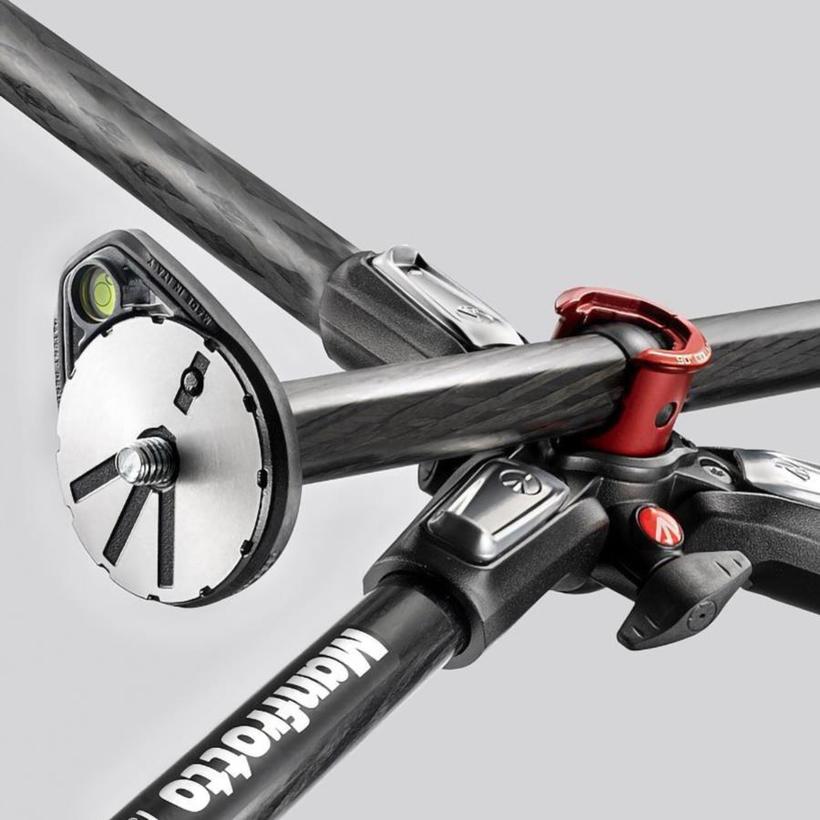 MANFROTTO 190 Carbon Stativ QPL, 4 Segmente 