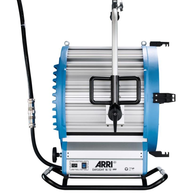 ARRI DAYLIGHT 18/12 PLUS, 18/12kW MAN, blau/silber, International, Kabel 1m