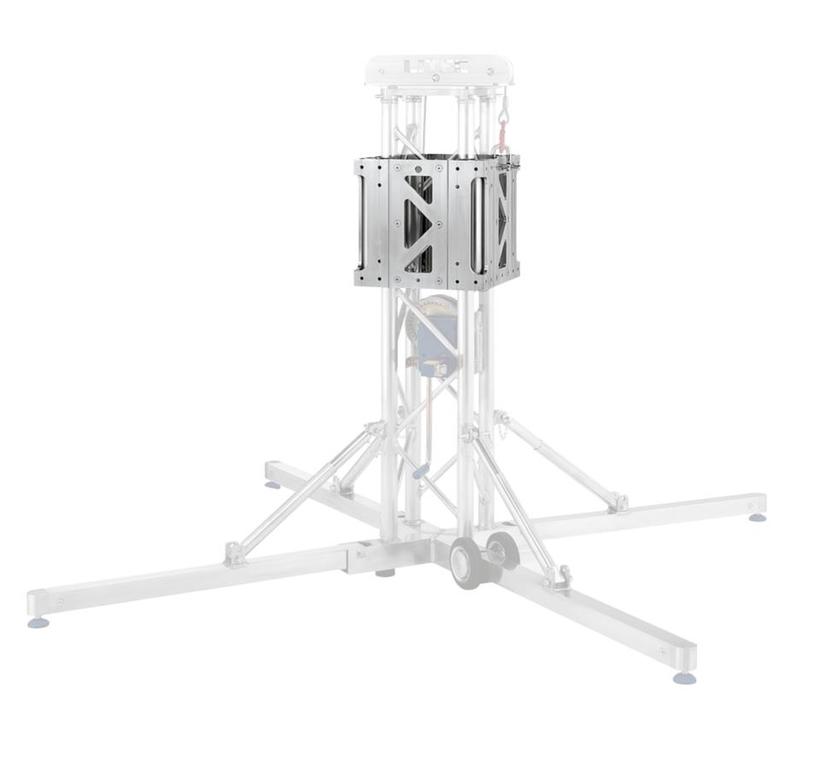 Litec TLU30S 30 cm tower - Universal Sleeve block for 25/29/40cm truss