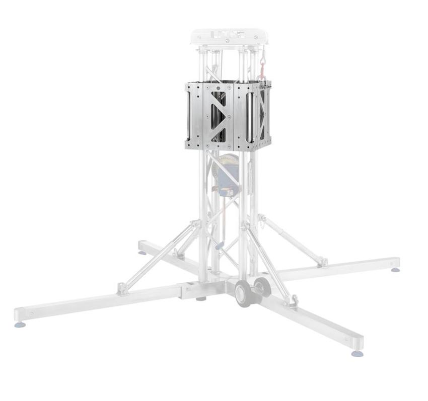 Litec TLU30S 30 cm tower - Universal Sleeve block for 25/29/40cm truss