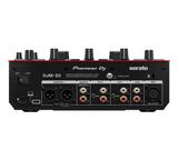 Pioneer DJM-S5,2-Kanal DJ-Mixer im Scratch-Style (glänzend rot)