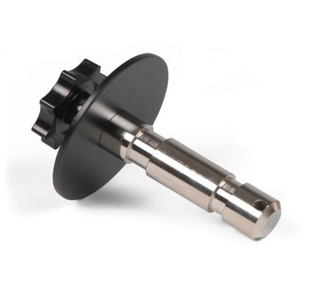 Ultralite TV-Zapfen 28mm, M10, Stahl, kpl. mit Platte Außengewinde M10x22, (die Platte ist abnehmbar)