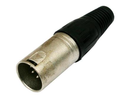 XLR 5-pol Stecker Eco Version, Kabel, männlich 